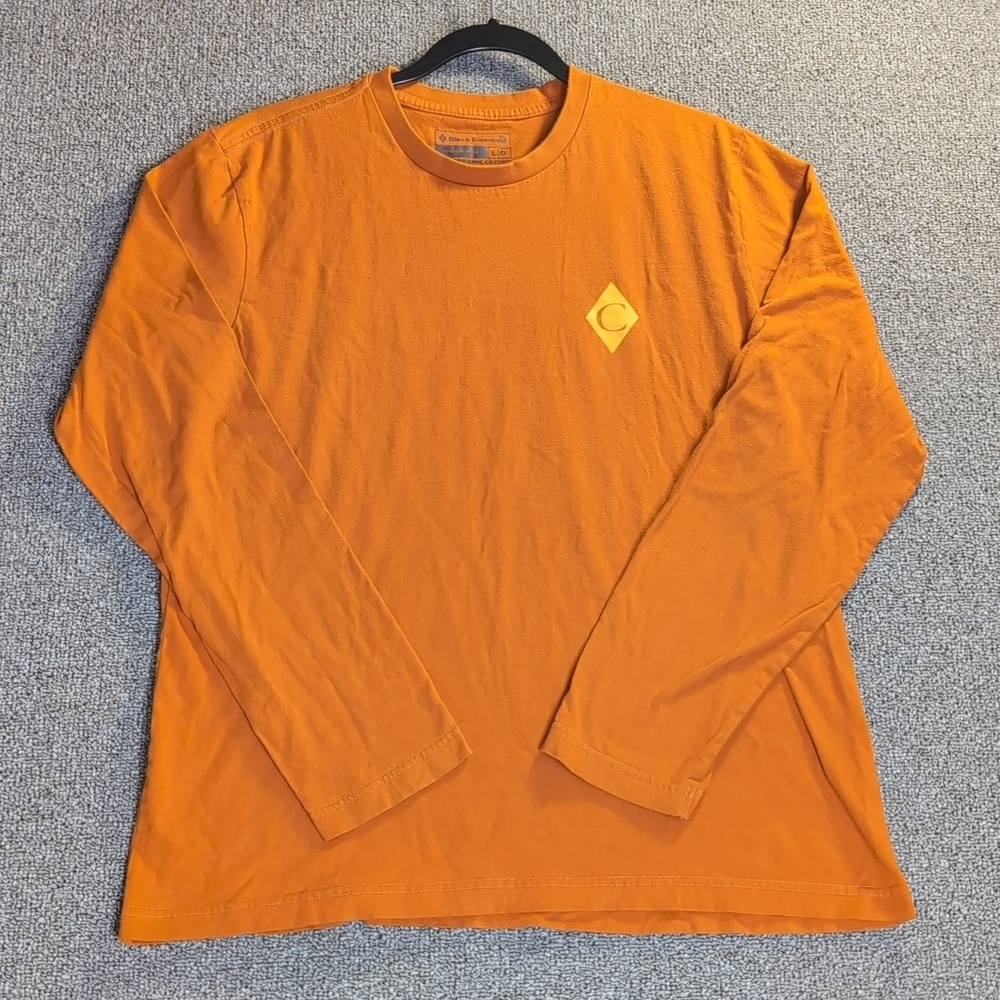 Black Diamond Equipment Long Sleeve Organic Cotton Tee Size Large - Blaze Orange